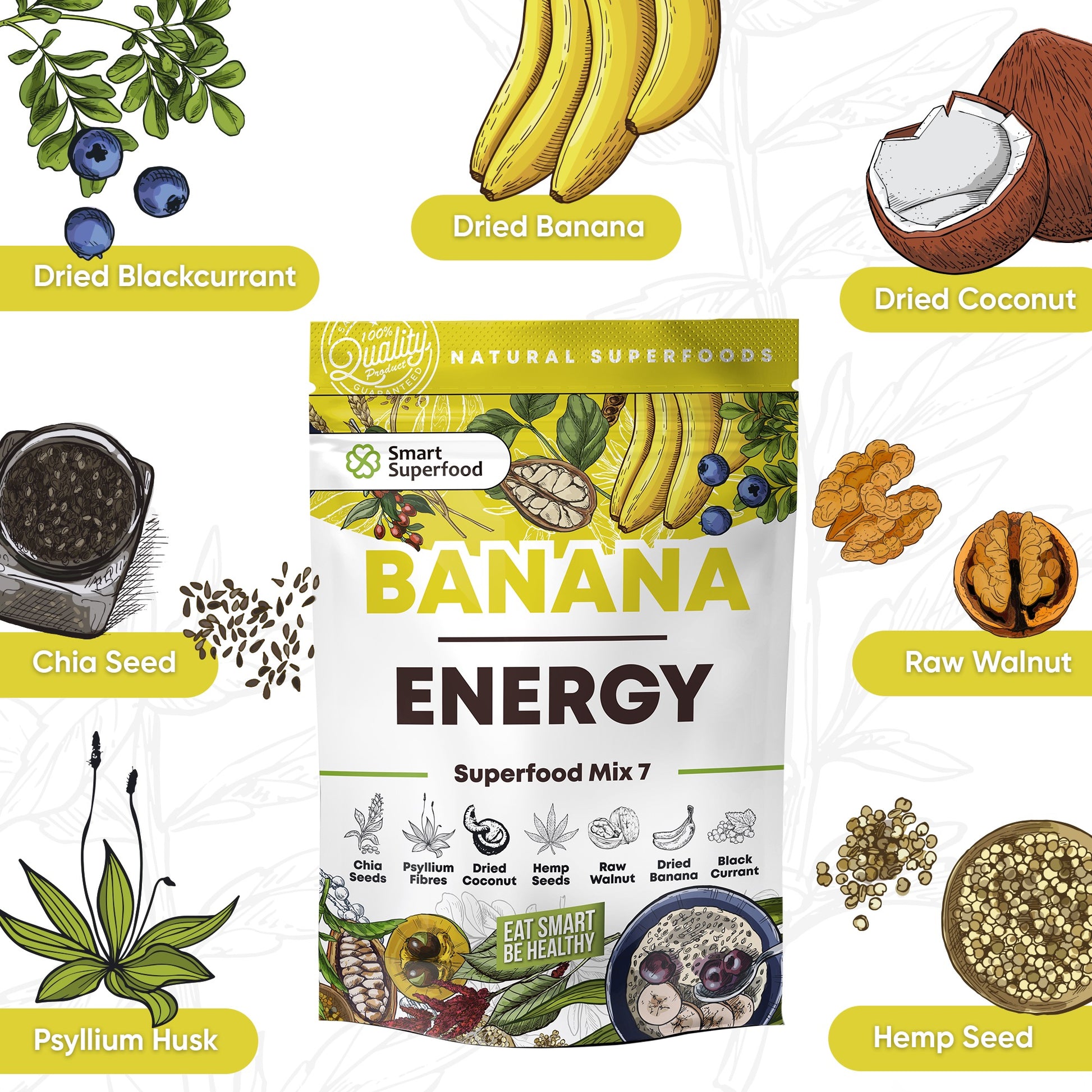 Superfood Mix Banana Energy - 10 Servings