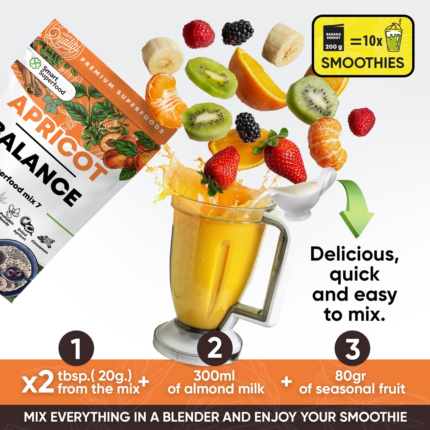 Superfood Mix Apricot Balance - 10 Servings